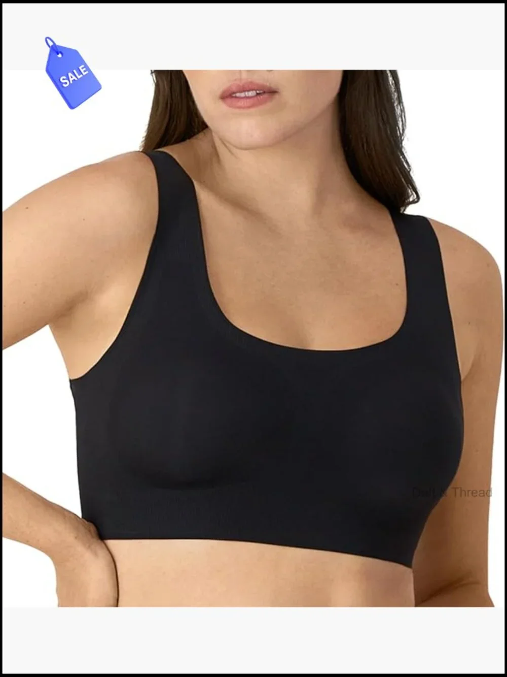 Wireless Pullover T-Shirt Bra, Seamless, Light Support, Comfortable